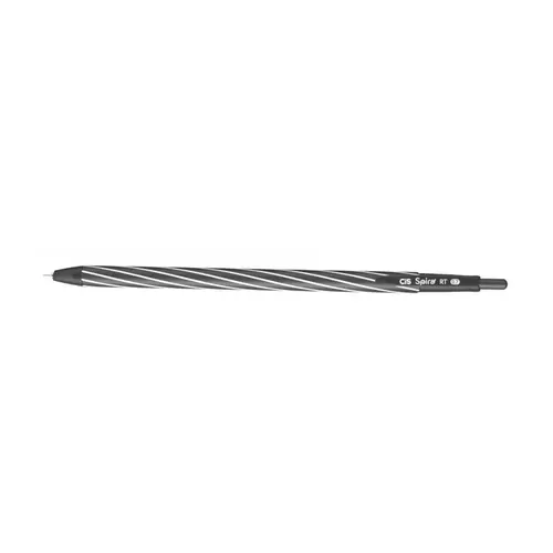 Caneta Estereográfica 0.7mm Retrátil Spiro RT Preta Cis
