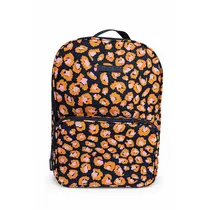 Mochila Me Leva Farm Leopard Pop Azul Marinho