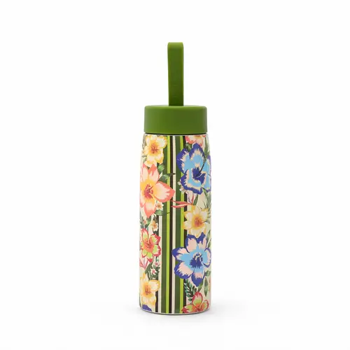 Garrafa Térmica Farm Que Sede Floral Tropical 500ml
