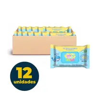 LENCOS UMEDECIDOS BABY CLUB FLITOP 100UN 12 PCT