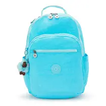Mochila Grande Kipling Seoul Azul Galaxy Turq