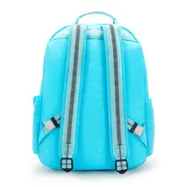 Mochila Grande Kipling Seoul Azul Galaxy Turq