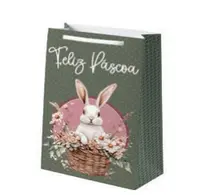 Sacola Papel Presente PP 15cm x 12cm x 6cm Páscoa 11188