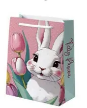 Sacola Papel Presente PP 15cm x 12cm x 6cm Páscoa 11190