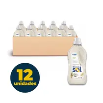 LAVA ROUPAS LIQUIDO 1L GIRANDO SOL COCO E BAUNILHA 12 UN
