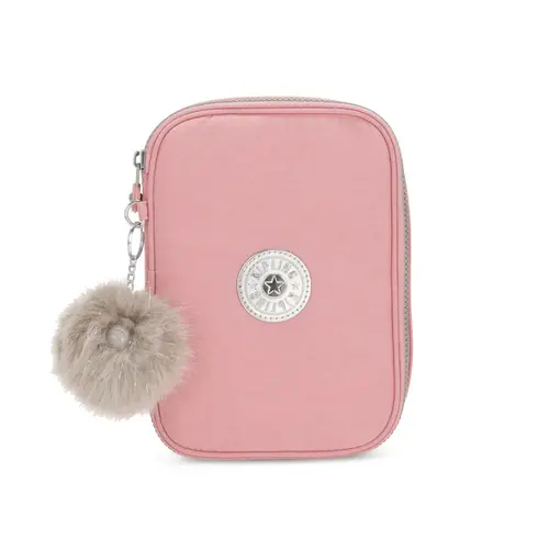 Estojo Box Kipling 100 Pens/Canetas Rosa Bridal Rose