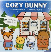 Livro de Colorir Todolivro Cozy Bunny com Folhas Destacáveis