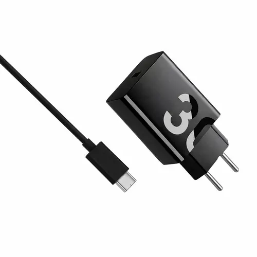 Carregador De Celular Turbo 30W com Entrada USB-C Com Cabo 1 Metro LE-490 PD