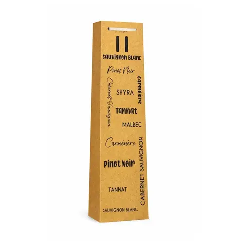 Sacola Presente Kraft Vinho 39cmx12cmx8cm Uriarte