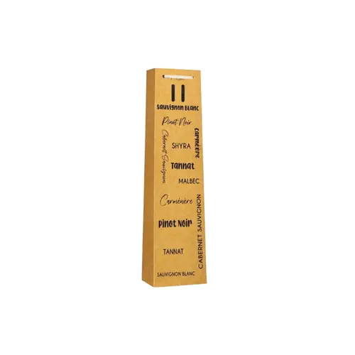 Sacola Presente Kraft Vinho 39cmx12cmx8cm Uriarte