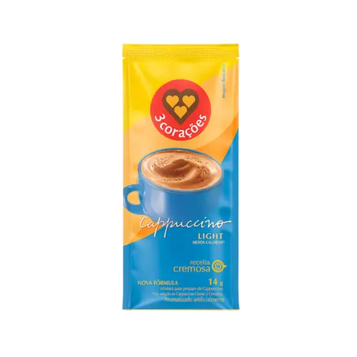 Café Três Corações Individual Sachê 20G Cappuccino Light