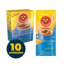 Café Três Corações Individual Sachê 20G Cappuccino Light 10 Unidades
