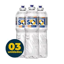 Detergente Liquido 500ML Natural Girando Sol 3 Unidades