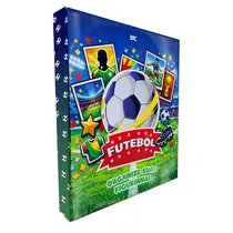 Pasta Fichário Porta Cards DAC 4 Argolas + 10 Refis – Organizador de Figurinhas para Troca