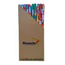 PAPEL PRESENTE EM FOLHA 60CMX100CM GESSELE NATAL SORTIDO 50 RL