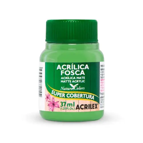 Tinta Acrílica Fosca Acrilex 510 Verde Folha 37ml