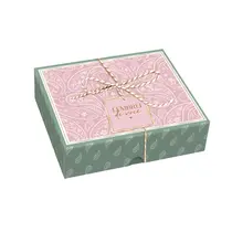 CAIXA PRESENTE RET C/TAMPA E FUNDO M 25CMX5CMX20CM CROMUS BOHO