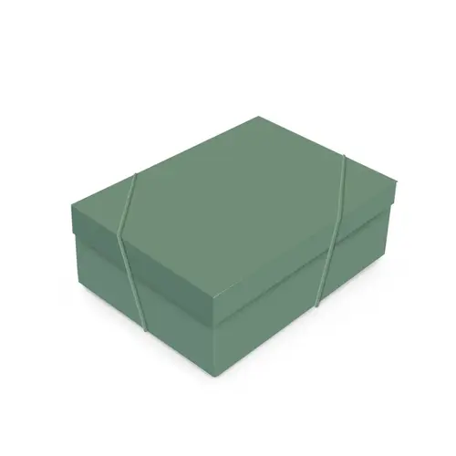 Caixa de Presente Retangular com Tampa G Cromus Natural Green