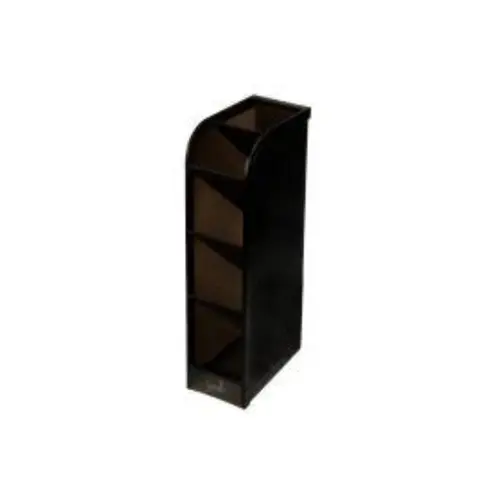 Porta Objetos Vertical BRW 5 Divisórias Preto OR5001