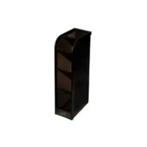 Porta Objetos Vertical BRW 5 Divisórias Preto OR5001
