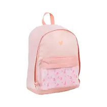 MOCHILA FEM JOVEM S/RODA G BRW S2 CORACAO ROSA