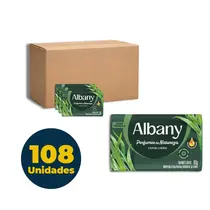 SABONETE BARRA 80G ALBANY CAPIM LIMAO 108 UN