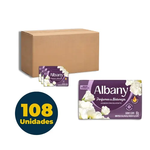 SABONETE BARRA 80G ALBANY JASMIM 108 UN