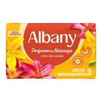 Sabonete em Barra Albany Perfumes da Natureza Lírio Selvagem 85g