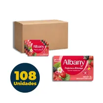 SABONETE BARRA 80G ALBANY FRUTAS VERMELHAS 108 UN