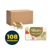SABONETE BARRA 80G ALBANY ROSA AVELUDADA 108 UN