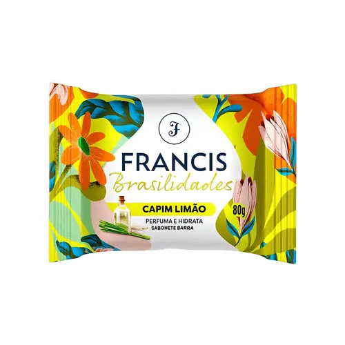 Sabonete em Barra Francis Brasilidades Capim Limão 80g