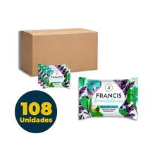 SABONETE BARRA 80G FRANCIS BRASILIDADES AGUA DE COCO 108 UN