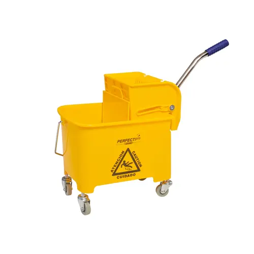 Balde Espremedor Compacto Profissional 20L Perfect Pro Duas Águas Amarelo