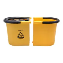Mop Giratório Safe Profissional Perfect Pro 180° com Balde Duas Águas Amarelo