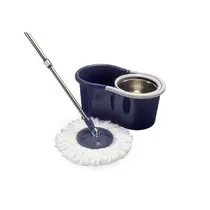 Mop Giratório Tornado Perfect Pro 180° com Balde Azul