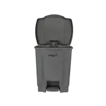 Cesto Lixo Plástico com Pedal 35 Litros Perfect Pro Cinza