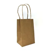 SACOLA PAPEL KRAFT MINI 9,5CMX7,5CMX14,5CM LISA COR NATURAL 0010 UN