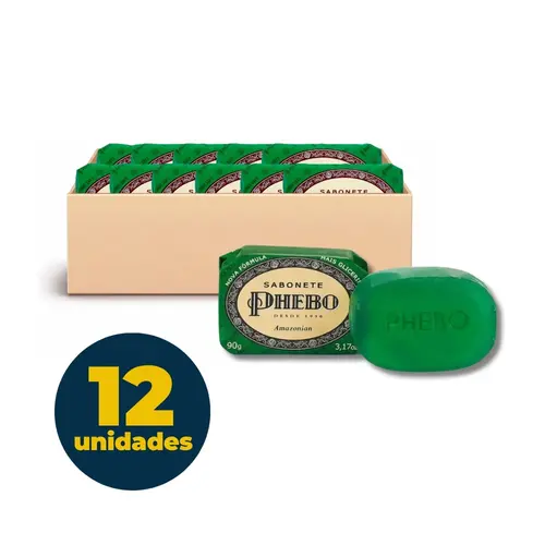 SABONETE BARRA 90G PHEBO AMAZONIAN 012 UN