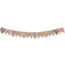 FAIXA DECORATIVA BEM VINDO 20CMX16CM CROMUS 12 UN