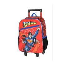 Mochila de Rodinhas M Up4you Superman Vermelha IC42262SM