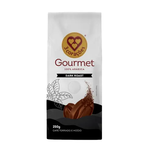 Café Três Corações Gourmet Dark Roast 250g