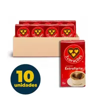 CAFE TRES CORACOES EXTRA FORTE 500G 10 UN