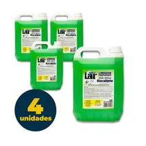 LIMPADOR MULTIUSO 5L SUPER LAR COM ALCOOL EUCALIPTO 4 UN