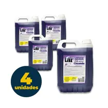 LIMPADOR MULTIUSO 5L SUPER LAR COM ALCOOL LAVANDA 4 UN