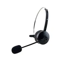 Fone de Ouvido Headset Bluetooth 5.0+ Office Preto com Base HS-200