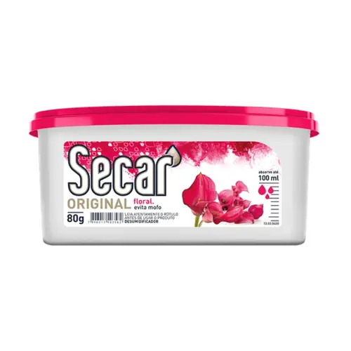 ANTIMOFO DESUMIDIFICADOR SECAR 80G FLORAL 24 UN