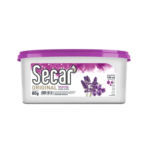 ANTIMOFO DESUMIDIFICADOR SECAR 80G LAVANDA 24 UN