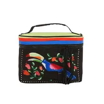NECESSAIRE ME LEVA FARM TROPICAL PRETO