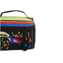 NECESSAIRE ME LEVA FARM TROPICAL PRETO