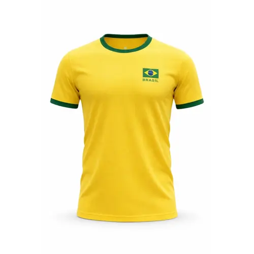Camiseta Brasil Amarela Tamanho G